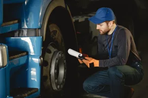 mobilny-serwis-tir-pruszcz-gdanski-mechanik-tir Mobilny serwis TIR Pruszcz Gdański, mechanik przy kole samochodu ciężarowego